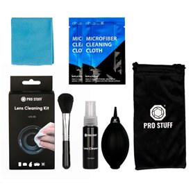 PRO STUFF LCK-5S Kit de nettoyage pour appareil photo – Kit de nettoyage 6 pièces pour objectif