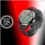 Retoo Montre Connectée avec Fonction Téléphone Affichage 1.44" pour Femme Homme Complet Tactile Fitness Usure GPS Localisateur B