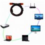 Retoo Câble HDMI 4K 1,35 m haute vitesse, compatible avec TV TV, vidéo 4K UHD 2160p HD 1080p tressé plaqué or, connecteurs plaqu