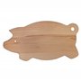 Wooden World - Planche à découper en bois, pour servir des snacks ou pour la décoration de cuisine - en forme de cochon