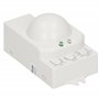 Miratic Mini Detecteur de Mouvement à Micro-Ondes Compatible avec LED Operation 360 Degrés avec Capteur Crépusculaire