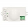Miratic Mini Detecteur de Mouvement à Micro-Ondes Compatible avec LED Operation 360 Degrés avec Capteur Crépusculaire