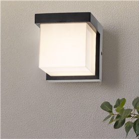 Miratic Applique Murale Exterieur Led 9 W Luminaire Exterieur 750 lm Eclairage Exterieur Led 4000 K Lampe Murale Noir Design Mod