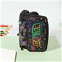 Ferocity Trousse Scolaire 3 Compartiments pour Fille & Garçon Sac étui à Crayons Trousse de Toilette Trousse Plumier Organisateu