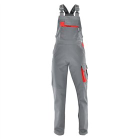 Sara Workwear Salopette de travail pour femme avec de nombreuses poches – Salopette de travail avec bretelles élastiques Taille