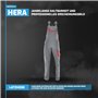 Sara Workwear Salopette de travail pour femme avec de nombreuses poches – Salopette de travail avec bretelles élastiques Taille 