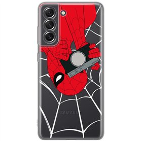 ERT GROUP Coque de téléphone Portable pour Samsung S21 FE Original et sous Licence Officielle Marvel Motif Spider Man 027 Parfai