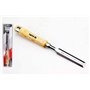 Yato yt-6245 – crv60 Ciseau 15 mm avec manche en bois