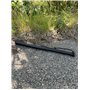 Victorer Batte de baseball en bois avec dragonne en paracorde - Fabriquée dans l'UE (59 cm noir)