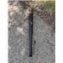 Victorer Batte de baseball en bois avec dragonne en paracorde - Fabriquée dans l'UE (59 cm noir)