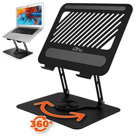 Support pour Ordinateur Portable Media Tech MT2662 Silicone Aluminium Acier au carbone