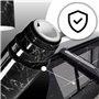 Retoo Film adhésif pour meubles - 60 cm x 5 m - Film décoratif en marbre - Pour table, rebord de table, rebord de fenêtre, façad