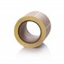 MD Labels Lot de 250 étiquettes en papier kraft marron sur rouleau de 50 x 30 mm - Autocollants naturels avec manchon de 40 mm -