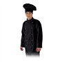 LEBER & HOLLMAN LH-Chefer_Bs Chemisier de protection pour cuisinier Noir Taille