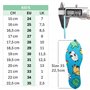 SULPO 2 paires de semelles intérieures pour enfants avec dos en latex et coton - semelles souples pour chaussures scolaires, cha