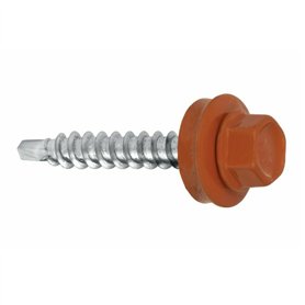 Wkret-Met RAL8004 Lot de 200 vis à tôle 4
