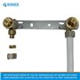 Rimex Support De Montage Pour Robinet De Douche Connexion De Robinet De Douche Support De Robinet Pour Lavabo Baignoire, 150 mm 