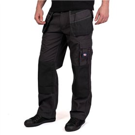 Lee Cooper Workwear LCPNT216 Mens Multi Pocket with Knee Pad Pockets Fixed Holster Work Cargo Trouser