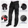 Lee Cooper Workwear LCPNT216 Mens Multi Pocket with Knee Pad Pockets Fixed Holster Work Cargo Trouser