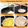 3 Pcs Spatule Crepe En Bois De Hêtre, Forme en T Spatule A Crepe Rake Crepe Spreader, Facile à Nettoyer Rateau Crepe, Etaleur Cr