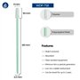 500 écouvillons de nettoyage en polyester Whitedrop. Tampons antistatiques pour le nettoyage de l'équipement optique des imprima