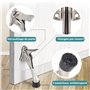 Essible Arrêt de Porte avec Commande au Pied, Acier Inoxydable Support de Porte Convient à l'intérieur et l'extérieur Door Stopp