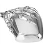 Alamor Rétroviseurs Skull Claw pour Moto H-a-RL-EY H-on-da Su-zu-ki Yam-a-ha