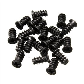 EsportsMJJ 20Pcs Computer Pc Boîtier De Refroidissement Ventilateur Vis Noir Pour Les Ventilateurs 60Mm 80Mm 120Mm
