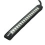 Alamor 12V 17 LED Flexible de Moto Bande de Frein de Queue lumière Stop Clignotant Signe Lumineux Ambre + Rouge
