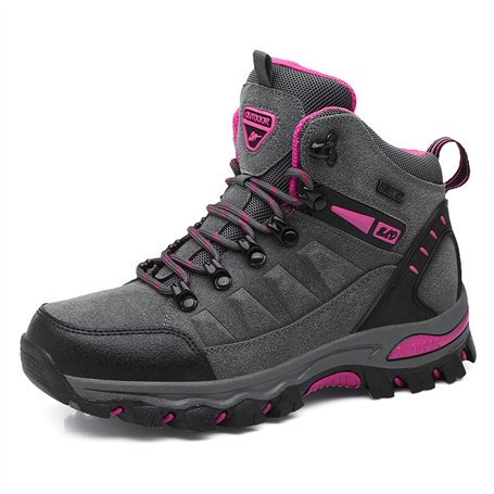 WOWEI Chaussures de Randonnée en Plein Air Imperméable Respirant Antidérapant Bottes de Trekking Promenades Voyages Sneakers pou