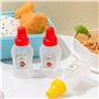 Mini Bouteille Sauce Ltsbaed 6 Pièces Plastique Squeeze Bouteille à Condiments Réutilisable Flacons Souples en Plastique Portabl