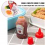 Mini Bouteille Sauce Ltsbaed 6 Pièces Plastique Squeeze Bouteille à Condiments Réutilisable Flacons Souples en Plastique Portabl
