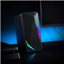 Redragon GS510 Waltz Haut-Parleur de Bureau RVB 2.0 canaux stéréo avec rétroéclairage LED, Basses améliorées et contrôle du Volu