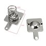 MASUNN Ensemble de plaques à Ressort de 10 Paires en Argent Sterling avec Piles AA
