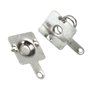 MASUNN Ensemble de plaques à Ressort de 10 Paires en Argent Sterling avec Piles AA