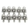MASUNN Ensemble de plaques à Ressort de 10 Paires en Argent Sterling avec Piles AA