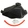 Viviance Réservoir D'Essence avec Bouchon Filtre Tuyau Tuyau Kit pour Mini Moto ATV Quad Bike