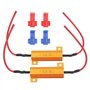 Dingln Resistance,2pcs 50W 8ohm Bobiné Résistance De Charge Decoder Fix Ampoules Hyper Flash Turn Signal Clignotants
