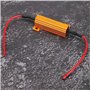 Dingln Resistance,2pcs 50W 8ohm Bobiné Résistance De Charge Decoder Fix Ampoules Hyper Flash Turn Signal Clignotants