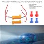 Dingln Resistance,2pcs 50W 8ohm Bobiné Résistance De Charge Decoder Fix Ampoules Hyper Flash Turn Signal Clignotants