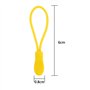Febbya Cordon Tire,56 Pièces Tirettes Extension Cordon Zip Puller Tag avec Préhenseurs pour Sac a Dos Vêtements Sportswear TPU N