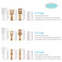 Kinstecks ​​600PCS 2.8mm 4.8mm 6.3mm Fil Connecteur Spade Mâle et Femelle Rapide Fil Splice Bornier à sertir avec Kit de manchon