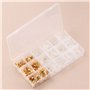 Kinstecks ​​600PCS 2.8mm 4.8mm 6.3mm Fil Connecteur Spade Mâle et Femelle Rapide Fil Splice Bornier à sertir avec Kit de manchon