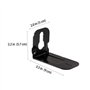 Lot de 2 supports muraux pour barre de son Samsung HW-B550 B450 Q990B Q990C Q800B S60A N950 MS750 MS751 HW-MS650 HW-A55C, 2 supp