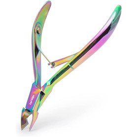 Coupe-cuticules professionnel 1/2 mâchoire pince à cuticules acier inoxydable manucure pieds mains ongles incarnés cuticules cis