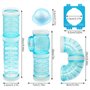 PUDSIRN - Ensemble de Tubes Transparents pour Hamster - Cage extérieure - Tuyau créatif - Assortiment de Tunnels de Connexion - 