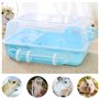 PUDSIRN - Ensemble de Tubes Transparents pour Hamster - Cage extérieure - Tuyau créatif - Assortiment de Tunnels de Connexion - 