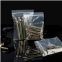 Sachets Plastiques Zip Sacs en Plastiques Transparents Refermables 400 Pièces Pochon Plastique Reutilisable (5 Tailles)