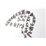 ZARRS 100 Pièces Breloques Argentées Mixte Charms Pendentifs,Accessoires de Bracelet Pendentif DIY Collier Bracelet Faire de l'a