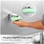Gancon Acier Inoxydable de récipient adhésif d'évier de Porte-Savon magnétique Pratique pour la Salle de Bains